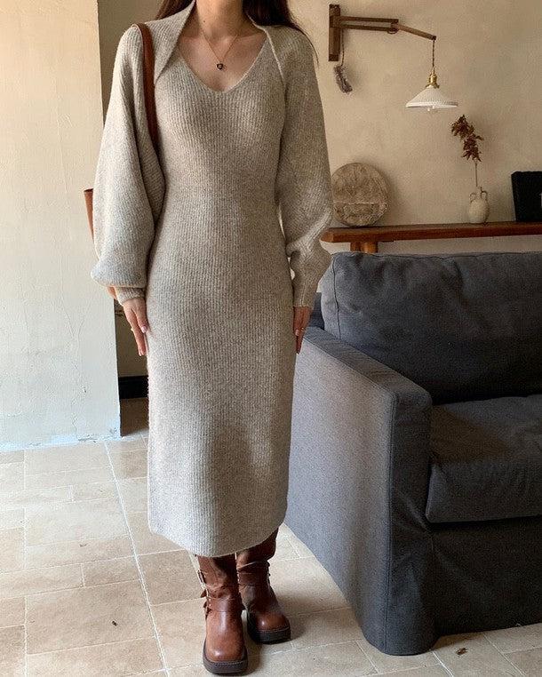 ニットボレロ＆キャミニットワンピース 6316-画像18-韓国ファッション通販POPREA［ポップリア］