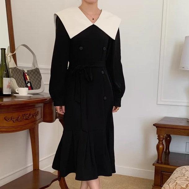 ビックカラーダブルブレストワンピース 6453-画像18-韓国ファッション通販POPREA［ポップリア］