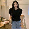 フェミニンギャザーパフブラウス 5923-画像19-韓国ファッション通販POPREA［ポップリア］