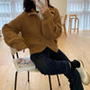 ローゲージワッフル編みニットジャケット 6314-画像20-韓国ファッション通販POPREA［ポップリア］
