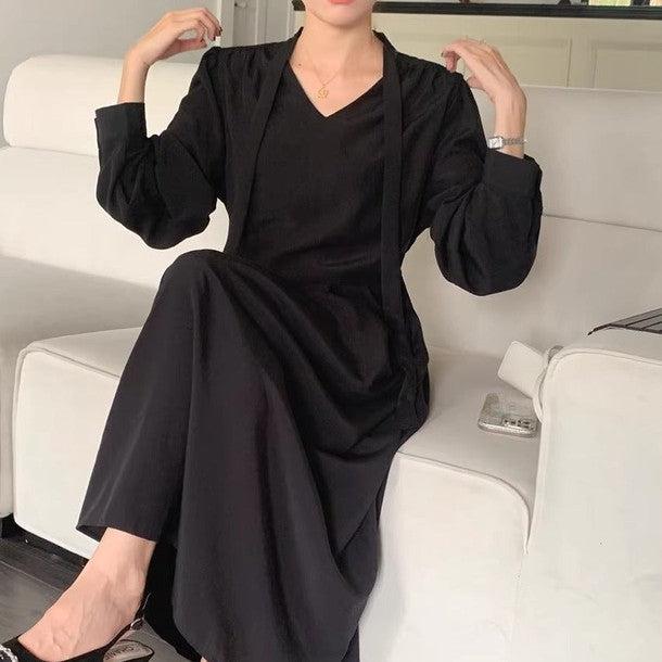 ロングスリーブAラインワンピース 6464-画像21-韓国ファッション通販POPREA［ポップリア］