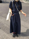 パフスリーブショートT＆スカート﻿ 6638-画像21-韓国ファッション通販POPREA［ポップリア］