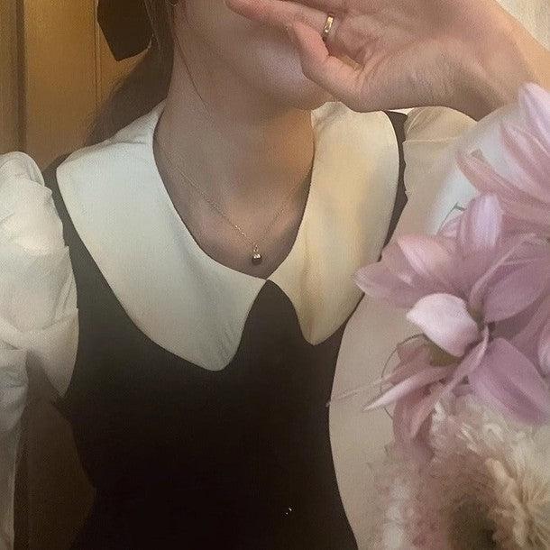 丸襟ブラウスドッキングワンピース 6489-画像21-韓国ファッション通販POPREA［ポップリア］