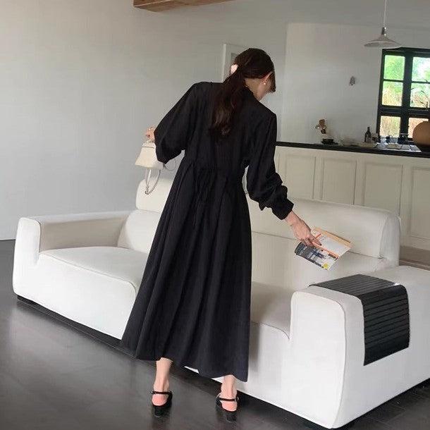 ロングスリーブAラインワンピース 6464-画像22-韓国ファッション通販POPREA［ポップリア］