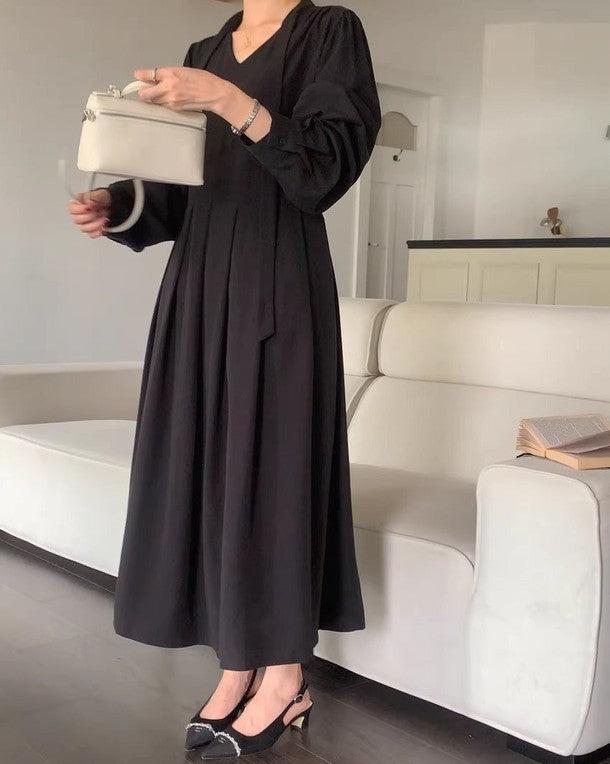 ロングスリーブAラインワンピース 6464-画像23-韓国ファッション通販POPREA［ポップリア］