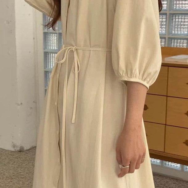 Vネックフロントボタンワンピース 6476-画像23-韓国ファッション通販POPREA［ポップリア］