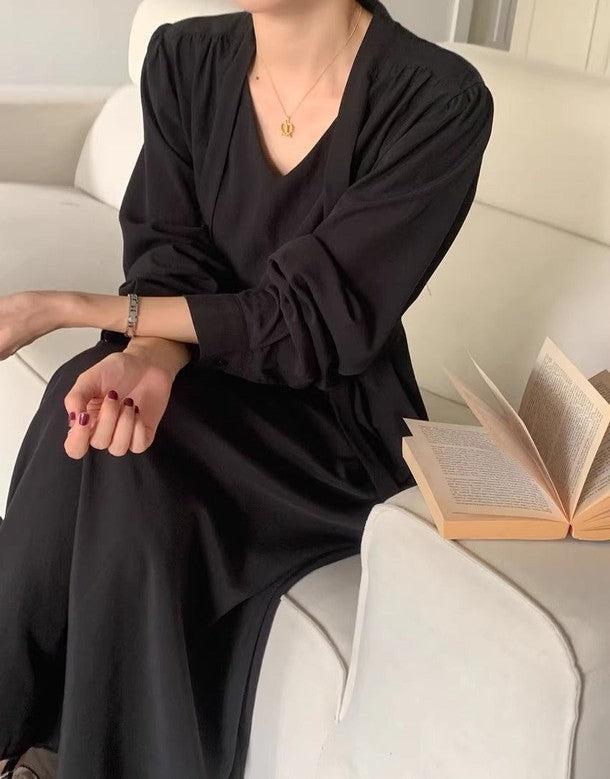 ロングスリーブAラインワンピース 6464-画像24-韓国ファッション通販POPREA［ポップリア］