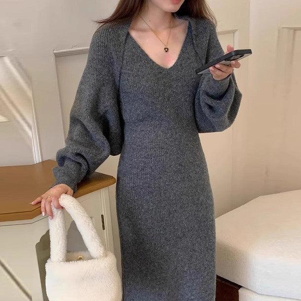 ニットボレロ＆キャミニットワンピース 6316-画像24-韓国ファッション通販POPREA［ポップリア］