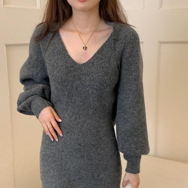 ニットボレロ＆キャミニットワンピース 6316-画像25-韓国ファッション通販POPREA［ポップリア］