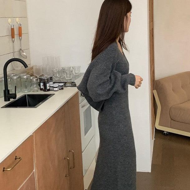 ニットボレロ＆キャミニットワンピース 6316-画像28-韓国ファッション通販POPREA［ポップリア］