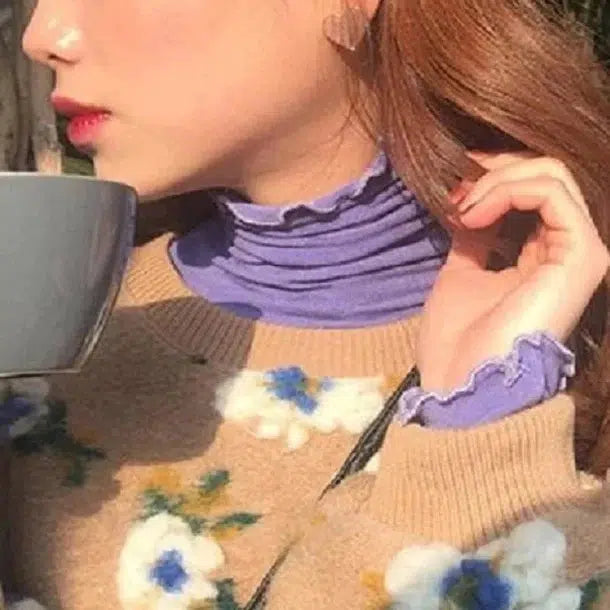 フレアタートルインナー﻿﻿ 6575-画像2-韓国ファッション通販POPREA［ポップリア］