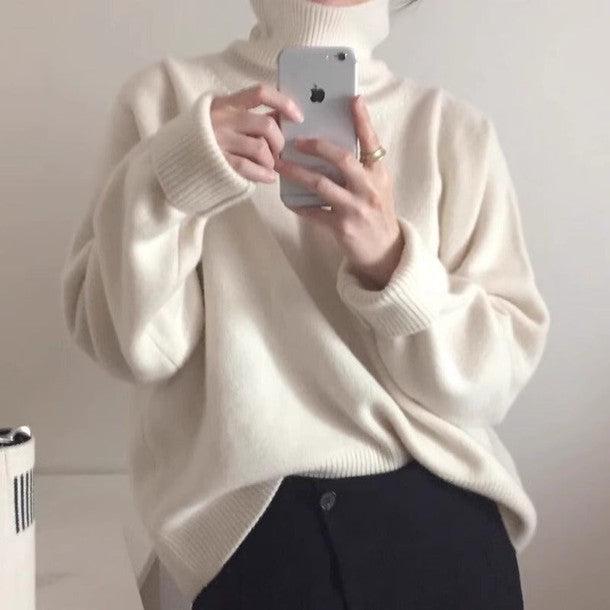 袖コンシャスタートルネックニット﻿﻿﻿﻿﻿﻿ 6275-画像2-韓国ファッション通販POPREA［ポップリア］