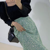 フラワープリントシフォンスカート 5929-画像2-韓国ファッション通販POPREA［ポップリア］