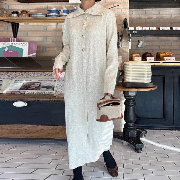 2wayボタンニットワンピース 6396-画像2-韓国ファッション通販POPREA［ポップリア］