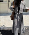 ヘリンボーンハイウエストフレアスカート 6234-画像2-韓国ファッション通販POPREA［ポップリア］