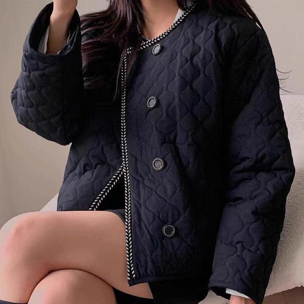 コクーンキルティングジャケット﻿ 6250-画像2-韓国ファッション通販POPREA［ポップリア］