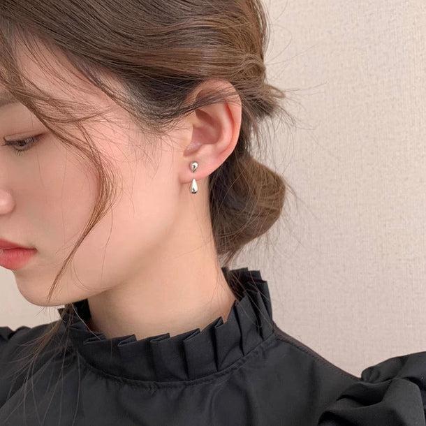 ドロップメタルピアス 6168-画像2-韓国ファッション通販POPREA［ポップリア］