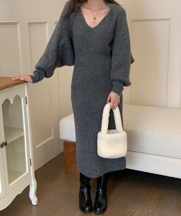 ニットボレロ＆キャミニットワンピース 6316-画像32-韓国ファッション通販POPREA［ポップリア］