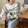 セーラーネックカラーブラウス 6623-画像35-韓国ファッション通販POPREA［ポップリア］