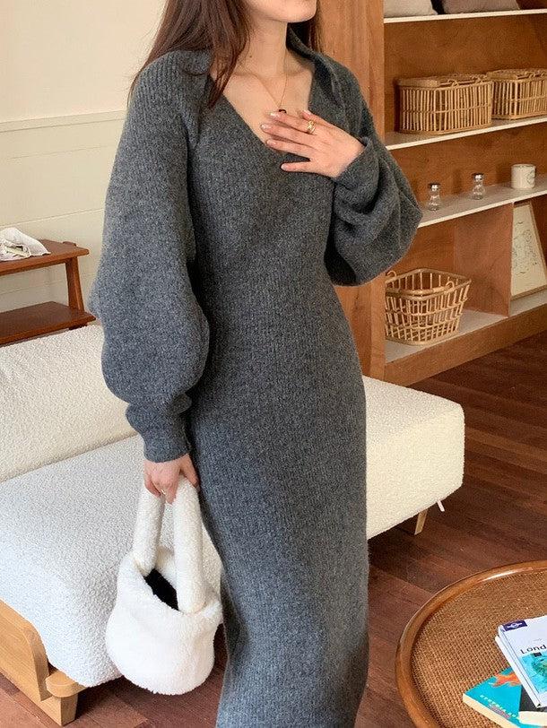 ニットボレロ＆キャミニットワンピース 6316-画像37-韓国ファッション通販POPREA［ポップリア］