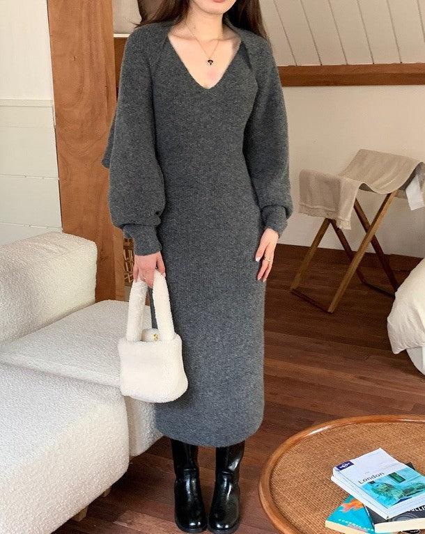 ニットボレロ＆キャミニットワンピース 6316-画像38-韓国ファッション通販POPREA［ポップリア］