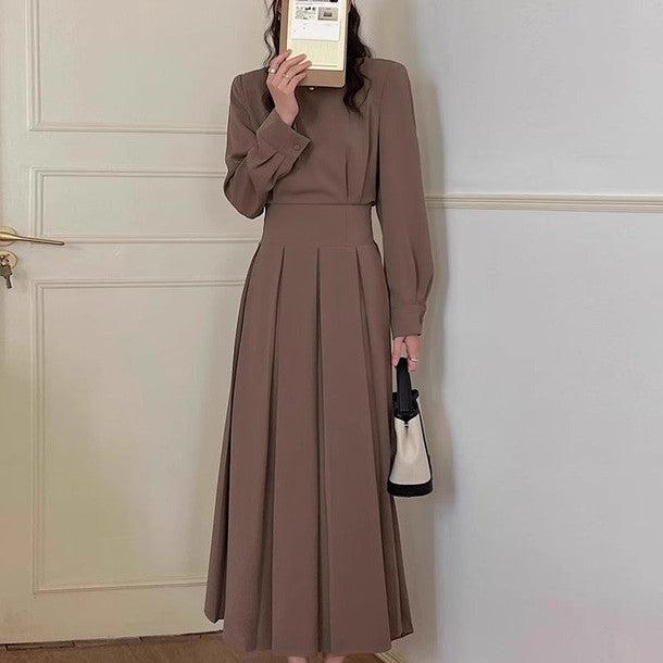 ボックススカートシルエットワンピース 6354-画像3-韓国ファッション通販POPREA［ポップリア］