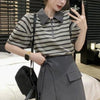 ミニラップスカート 6076-画像3-韓国ファッション通販POPREA［ポップリア］