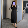 デザインボタンタイトスカート 6360-画像3-韓国ファッション通販POPREA［ポップリア］