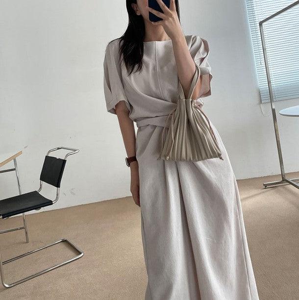 ウエストマークワンピース 6820-画像3-韓国ファッション通販POPREA［ポップリア］