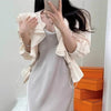 フリルデザインペプラムジャケット﻿ 6154-画像3-韓国ファッション通販POPREA［ポップリア］