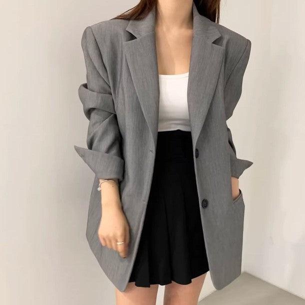 テラードカラージャケット﻿ 6527-画像3-韓国ファッション通販POPREA［ポップリア］