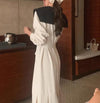 ビックカラーダブルブレストワンピース 6453-画像3-韓国ファッション通販POPREA［ポップリア］