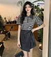ハーフジップアップポロシャツ 6075-画像3-韓国ファッション通販POPREA［ポップリア］