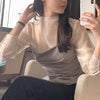 ビスチェドッキングシースルーブラウス 6428-画像3-韓国ファッション通販POPREA［ポップリア］