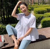 シンプルペプラムTシャツ 6033-画像3-韓国ファッション通販POPREA［ポップリア］