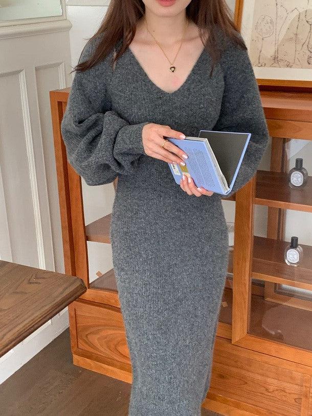 ニットボレロ＆キャミニットワンピース 6316-画像42-韓国ファッション通販POPREA［ポップリア］