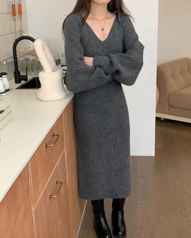 ニットボレロ＆キャミニットワンピース 6316-画像43-韓国ファッション通販POPREA［ポップリア］