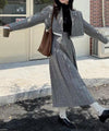 ヘリンボーンショートジャケット 6233-画像4-韓国ファッション通販POPREA［ポップリア］