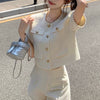 ゴールドボタンニットジャケット 6161-画像4-韓国ファッション通販POPREA［ポップリア］