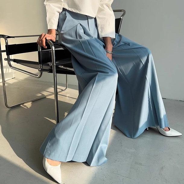 インバーテッドプリーツフレアパンツ 6460-画像4-韓国ファッション通販POPREA［ポップリア］