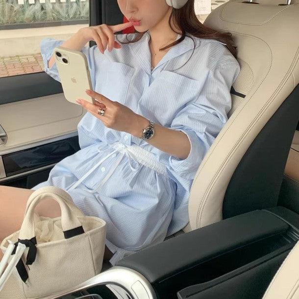 ストライプバルーンショートパンツ（その他パンツ）｜ETRE TOKYO