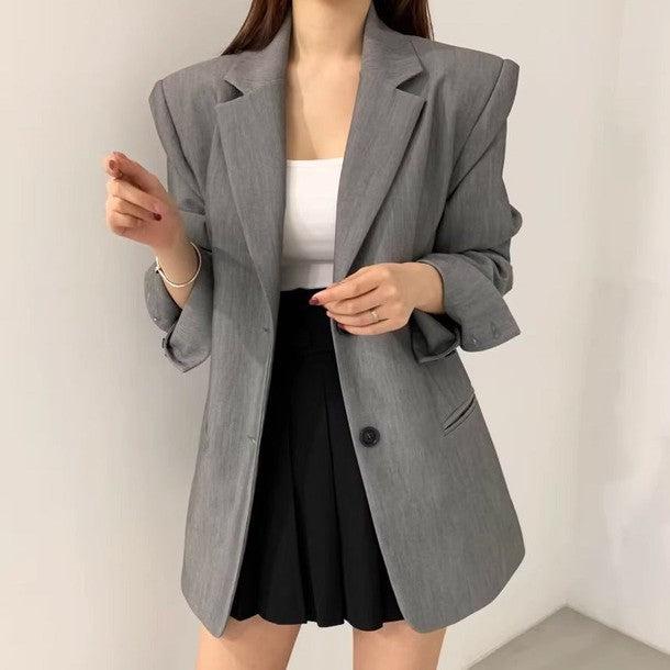 テラードカラージャケット﻿ 6527-画像4-韓国ファッション通販POPREA［ポップリア］