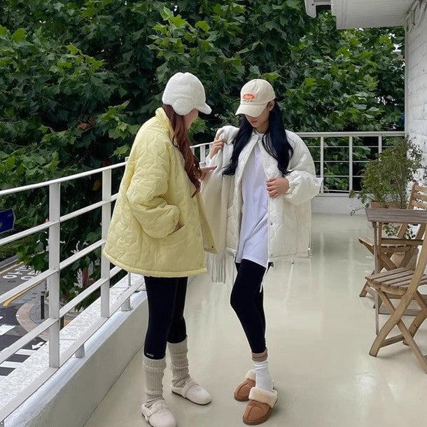 キルティングオーバーコーチジャケット﻿ 6249-画像4-韓国ファッション通販POPREA［ポップリア］