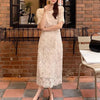 バックリボン刺繍シアーワンピース 6659-画像4-韓国ファッション通販POPREA［ポップリア］