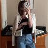 クロップドディテールバーモントジャケット﻿ 6199-画像4-韓国ファッション通販POPREA［ポップリア］