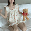 ノースリーブフリルガーリーパジャマ﻿﻿ 5948-画像4-韓国ファッション通販POPREA［ポップリア］