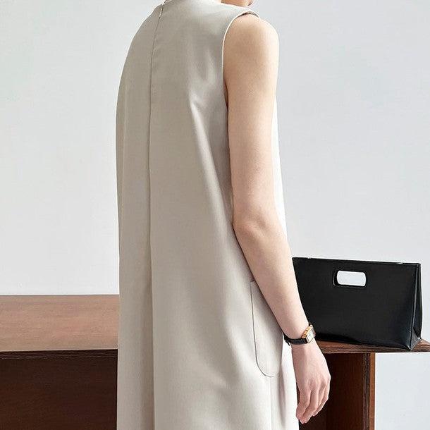 2ポケットノースリーブワンピース﻿﻿ 6810-画像4-韓国ファッション通販POPREA［ポップリア］