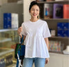 シンプルペプラムTシャツ 6033-画像4-韓国ファッション通販POPREA［ポップリア］