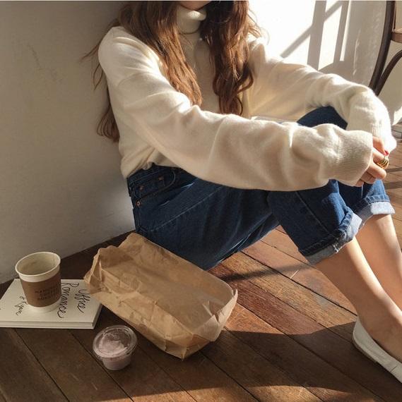 カラータートルネックセーター 6293-画像4-韓国ファッション通販POPREA［ポップリア］