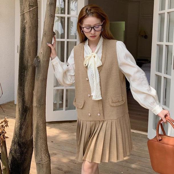 レースリボンフェミニンブラウス﻿ 6225-画像4-韓国ファッション通販POPREA［ポップリア］